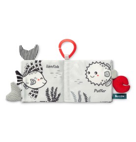 Sensory Book Black and White Dolphin (PL0254)