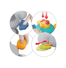 Sensory Toy Turtle With Suction Cup (PL1584)