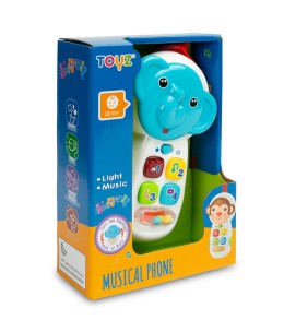 Educational Elephant Telephone Toy for Children 18+ Months (PL9004)