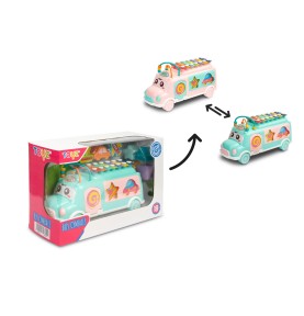 Toyz Bus With Xylophone Musical Toy for 18+ Months (PL8044)