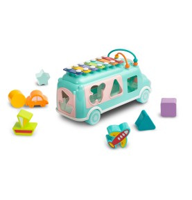 Toyz Bus With Xylophone Musical Toy for 18+ Months (PL8044)
