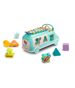 Toyz Λεωφορείο Με Ξυλόφωνο Μουσικό Παιχνίδι για 18+ Μηνών (PL8044)