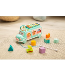 Toyz Bus With Xylophone Musical Toy for 18+ Months (PL8044)