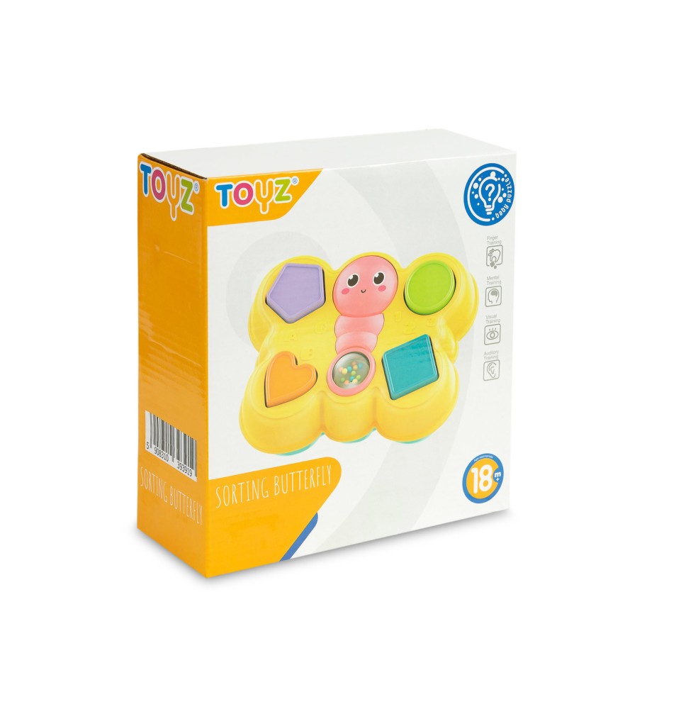 Toyz Εκπαιδευτικό Παιχνίδι Πεταλούδα Sorter 18+ Μηνών (PL3919)