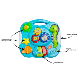 Toyz Falla Blue Interactive Educational Activity Table 18M+ (PL2086)