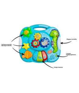 Toyz Falla Blue Interactive Educational Activity Table 18M+ (PL2086)
