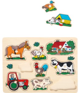 Wooden Educational Farming Puzzle (SF1767)