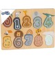 Ξύλινο Εκπαιδευτικό Numbers Puzzle “Safari” (SF11702)