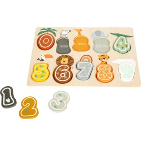 Wooden Educational Numbers Puzzle “Safari” (SF11702)