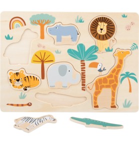 Ξύλινο Εκπαιδευτικό Puzzle “Safari” (SF11701)