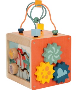 Wooden Activity Cube "Dino" (SF12618)