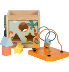Wooden Activity Cube "Dino" (SF12618)