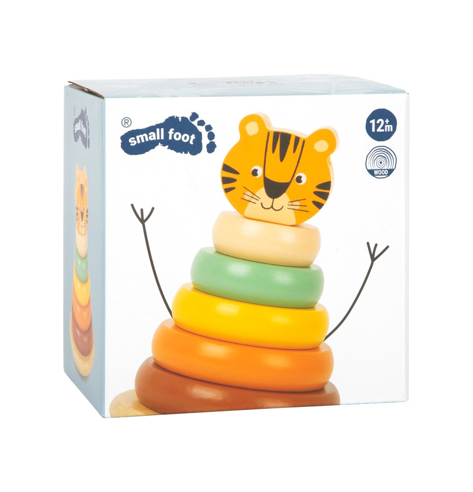 Ξύλινος Πύργος στοίβαξης "Tiger Safari" (SF11706)