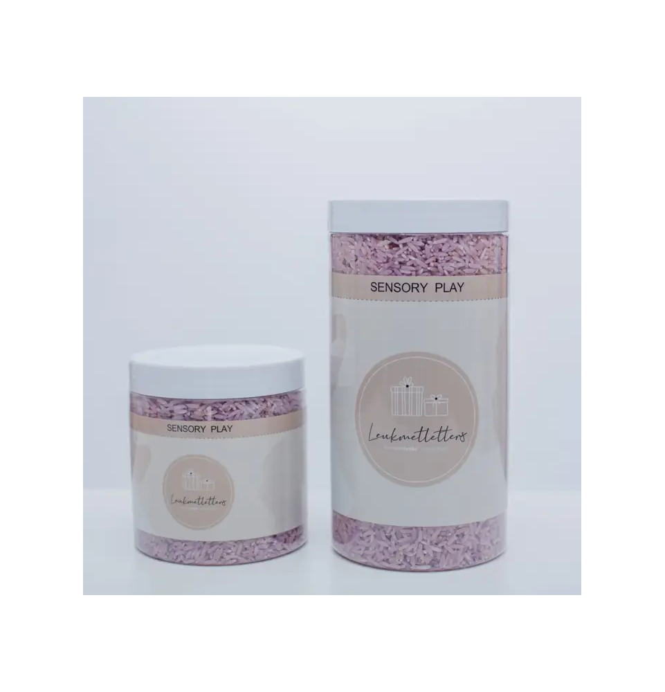 Sensory Rice With Lilac Gemstones Sensory Play (MixSpecial)