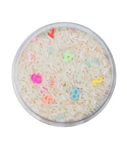 Sensory Rice With Gemstones Number Sensory Play (NumberMix)