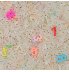 Αισθητηριακό Ρύζι Με Πολύτιμες Πέτρες Number Sensory Play (NumberMix)