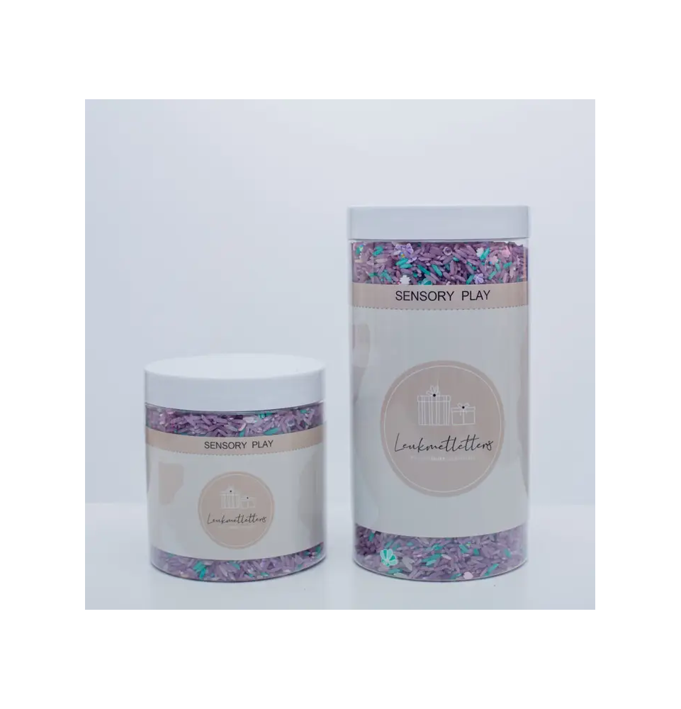 Sensory Rice With Precious Stones Mermaid Sensory Play (MermaidMix)