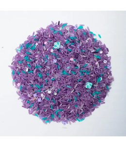 Sensory Rice With Precious Stones Mermaid Sensory Play (MermaidMix)