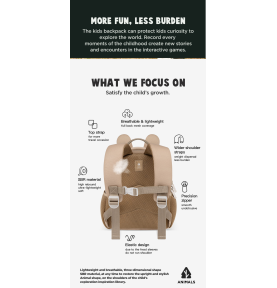 Zoyzoii® Σακίδιο Πλάτης 4,6LT B38 Rabbit (B38.01.001)