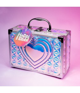 Happi Hobbi Θήκη Ομορφιάς Sparkle Love Με 30 αξεσουάρ - πλαϊνή όψη