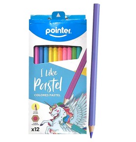 Pointer Pastel Ξυλομπογιές Σετ 12 Χρωμάτων