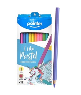 Pointer Pastel Ξυλομπογιές Σετ 12 Χρωμάτων