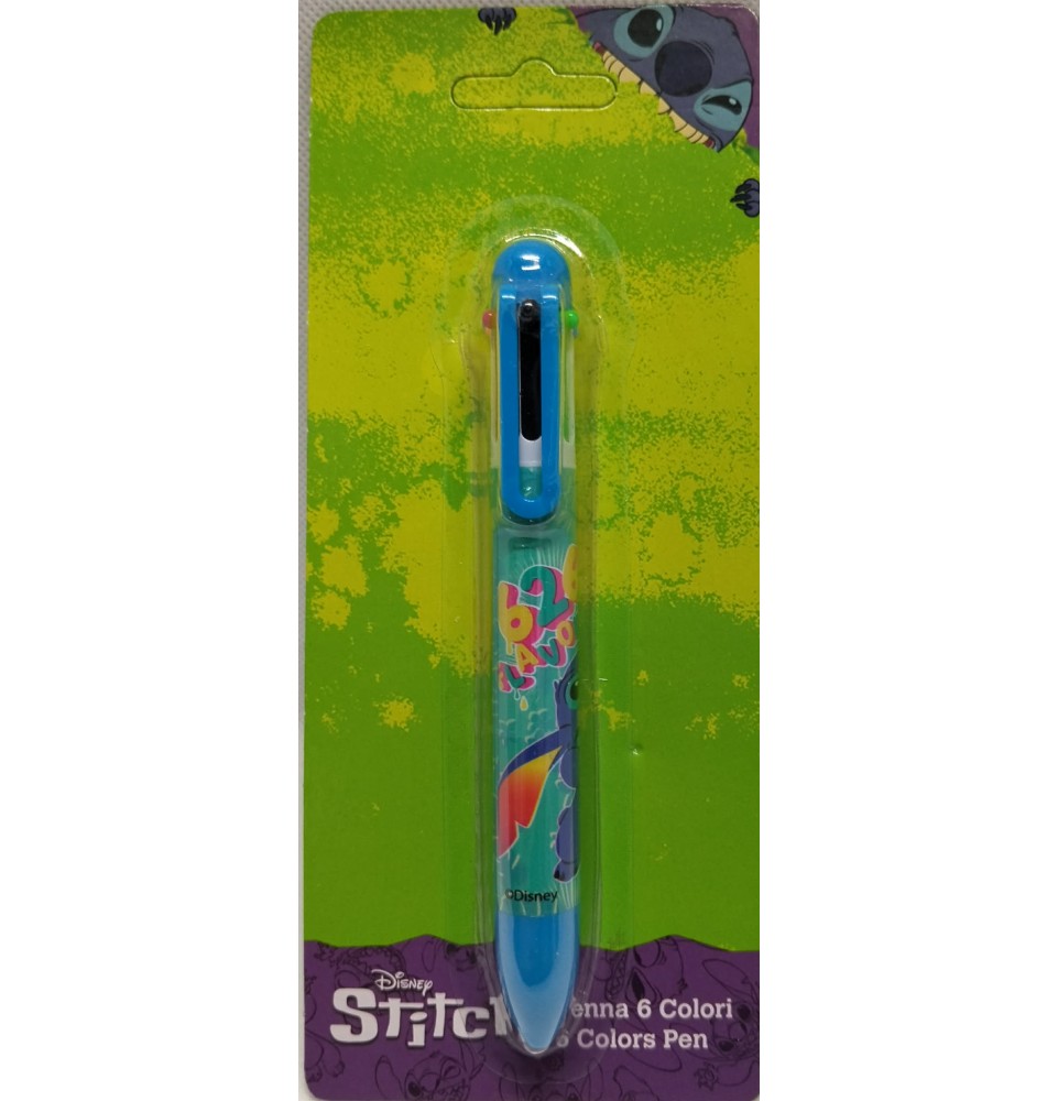 Lilo & Stitch Στυλό Ballpoint 6 Χρωμάτων