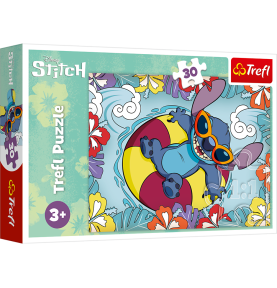 Παιδικό Παζλ Trefl Disney Stitch 30τμχ - κουτί πλαϊνή όψη