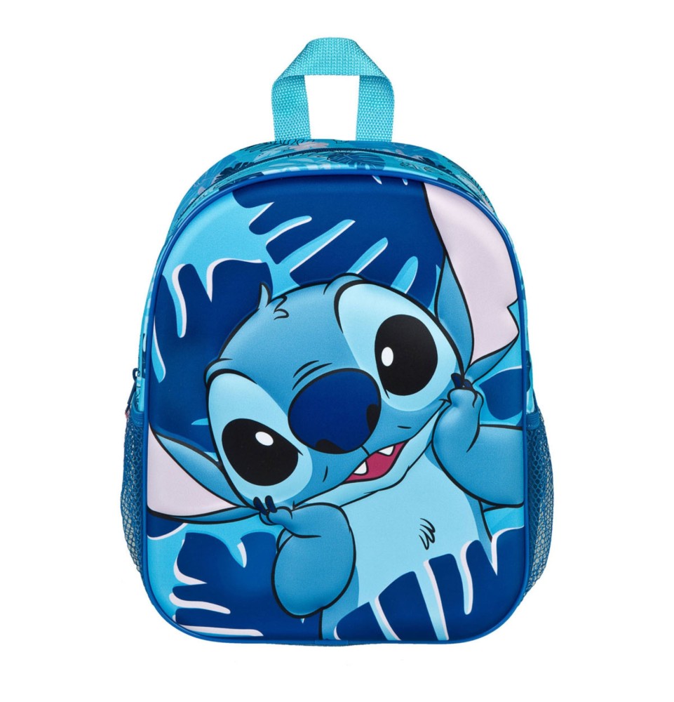 Σακίδιο Πλάτης Νηπιαγωγείου Disney Stitch 3D - μπροστά όψη