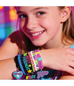 Plexi Flexi Best Friends Forever Θήκη Με 2400 Λαστιχάκια - παιδάκι με βραχιόλια