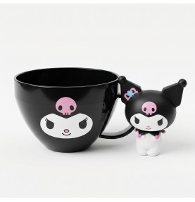 AS Συλλεκτικές Φιγούρες Hello Kitty Cappuccino - Kuromi δίπλα στην κούπα
