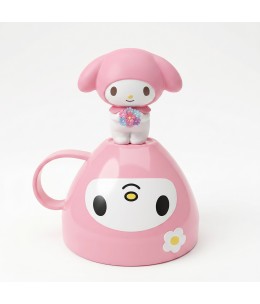 AS Συλλεκτικές Φιγούρες Hello Kitty Cappuccino - My Melody πάνω από κούπα