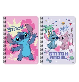 Τετράδιο Σπιράλ 17x25 εκ. 2 Θεμάτων Lilo & Stitch - 2 σχέδια