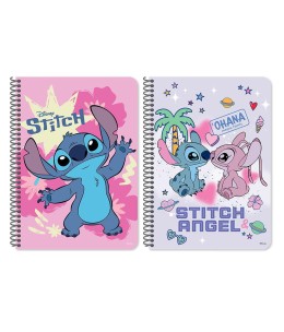 Τετράδιο Σπιράλ 17x25 εκ. 2 Θεμάτων Lilo & Stitch - 2 σχέδια