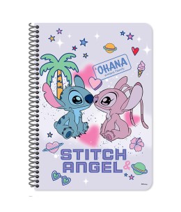 Τετράδιο Σπιράλ 17x25 εκ. 2 Θεμάτων 60 Φύλλων Lilo & Stitch - σχέδιο 2