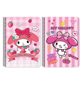 Τετράδιο Σπιράλ 17x25 εκ. 2 Θεμάτων My Melody - 2 σχέδια