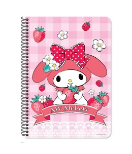 Τετράδιο Σπιράλ 17x25 εκ. 2 Θεμάτων 60 Φύλλων My Melody - σχέδιο 1