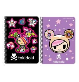 Τετράδιο Σπιράλ 17x25 εκ. 2 Θεμάτων Tokidoki - 2 σχέδια