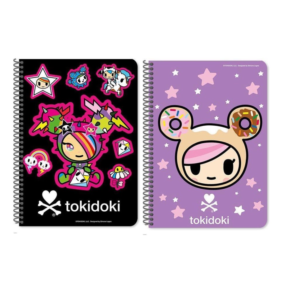 Τετράδιο Σπιράλ 17x25 εκ. 2 Θεμάτων Tokidoki - 2 σχέδια