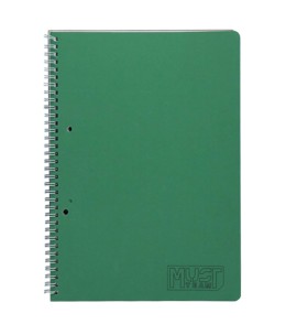Τετράδιο Σπιράλ 17x25 Must Craft 2 Θεμάτων 4 Χρώματα - πράσινο
