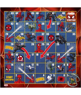 Επιτραπέζιο Παιχνίδι Φιδάκι Spider-Man - ταμπλό