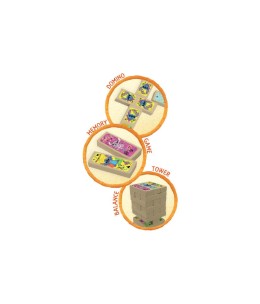 Πύργος 3 σε 1 Disney Stitch Ντόμινο, Μνήμης & Ισορροπίας - 3 τρόποι  παιχνιδιού