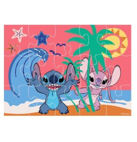 Παζλ 4 Σε 1 Disney Stitch Luna Toys  - παζλ 20 τεμ.