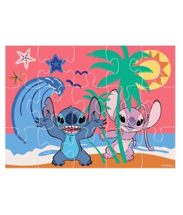 Παζλ 4 Σε 1 Disney Stitch Luna Toys  - παζλ 20 τεμ.