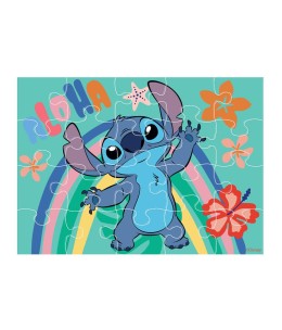 Παζλ 4 Σε 1 Disney Stitch Luna Toys  - παζλ 15 τεμ.