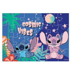 Παζλ 4 Σε 1 Disney Stitch Luna Toys  - παζλ 12 τεμ.