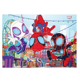 Παζλ 4 Σε 1 Spidey And His Amazing Friends - παζλ 15 τεμ.