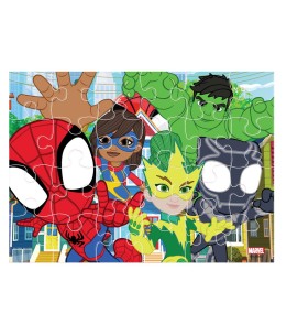 Παζλ 4 Σε 1 Spidey And His Amazing Friends - παζλ 24 τεμ.