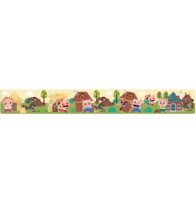 Παζλ Φτιάξε την Ιστορία Παραμύθια Luna Toys - Τα 3 γουρουνάκια