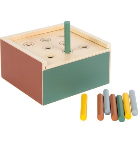 Ξύλινο Κουτί Montessori Small Foot Ταξινόμησης & Αντιστοίχισης - τρόπος παιχνιδιού